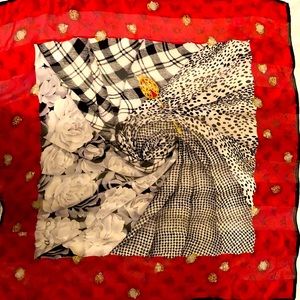 Vintage Dior silk scarf